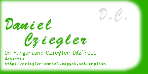 daniel cziegler business card